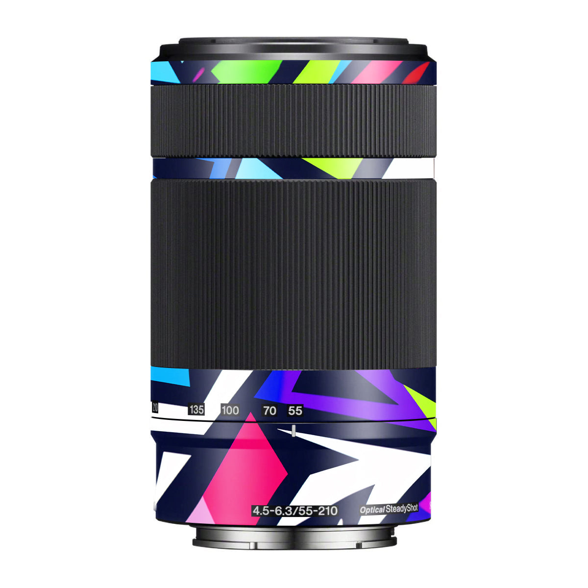 Bold Geometric Pop Sony E 55-210mm F/4.5-6.3 OSS Camera Lens Skin