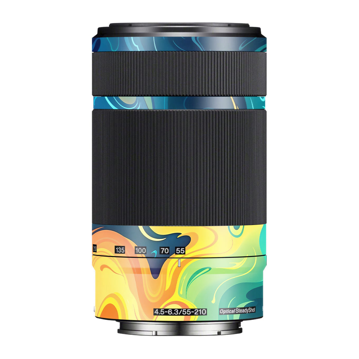 Rainbow Liquid Fusion Sony E 55-210mm F/4.5-6.3 OSS Camera Lens Skin