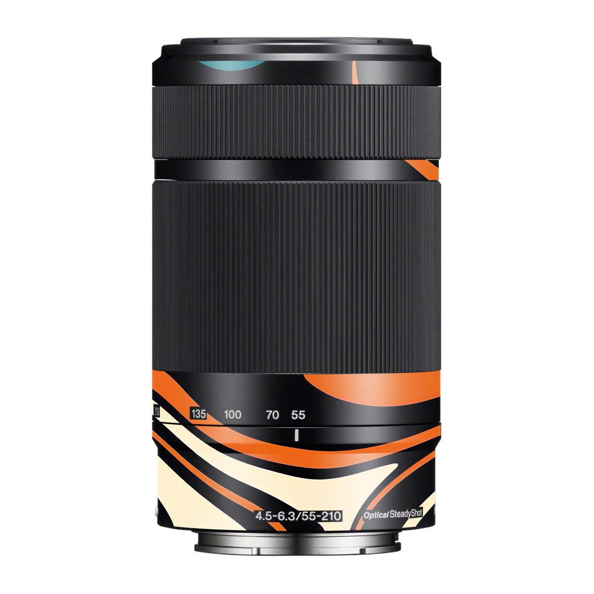 Mid-Century Abstract Swirl Sony E 55-210mm F/4.5-6.3 OSS Camera Lens Skin