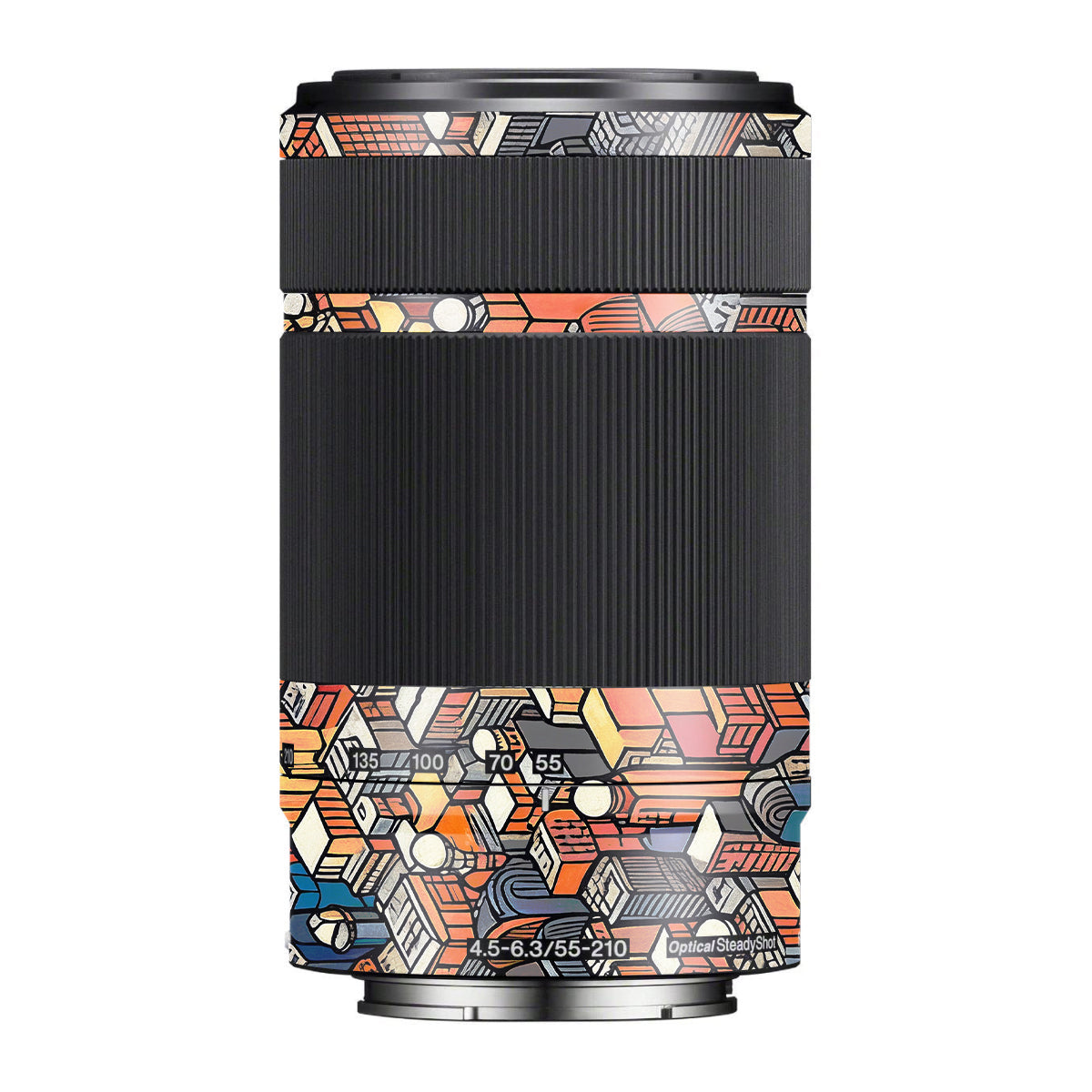 Isometric Cityscape Sony E 55-210mm F/4.5-6.3 OSS Camera Lens Skin