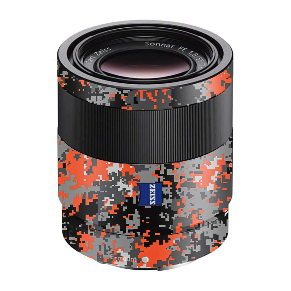 Inferno Pixel Sony FE 55mm F/1.8 ZA Camera Lens Skin