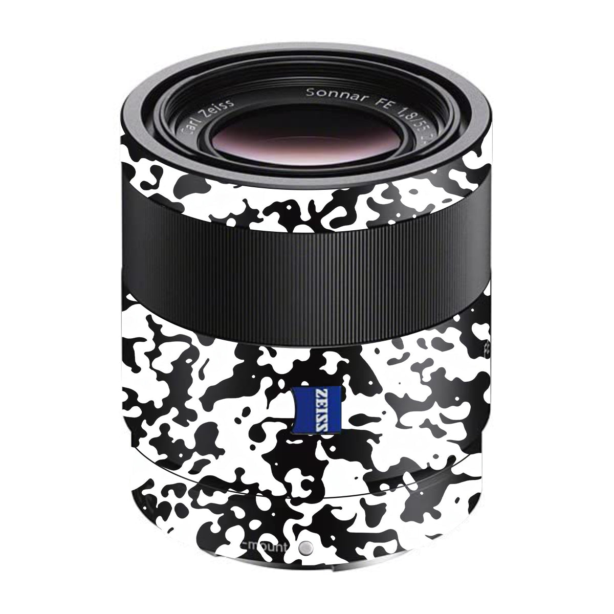 Snow Camo Sony FE 55mm F/1.8 ZA Camera Lens Skin
