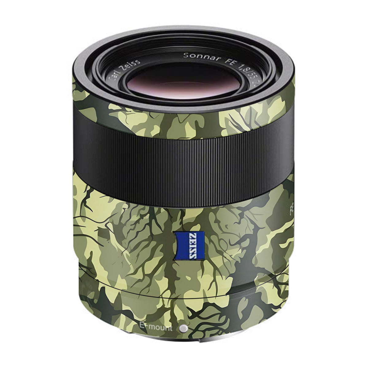 Green Tangled Vines Sony FE 55mm F/1.8 ZA Camera Lens Skin