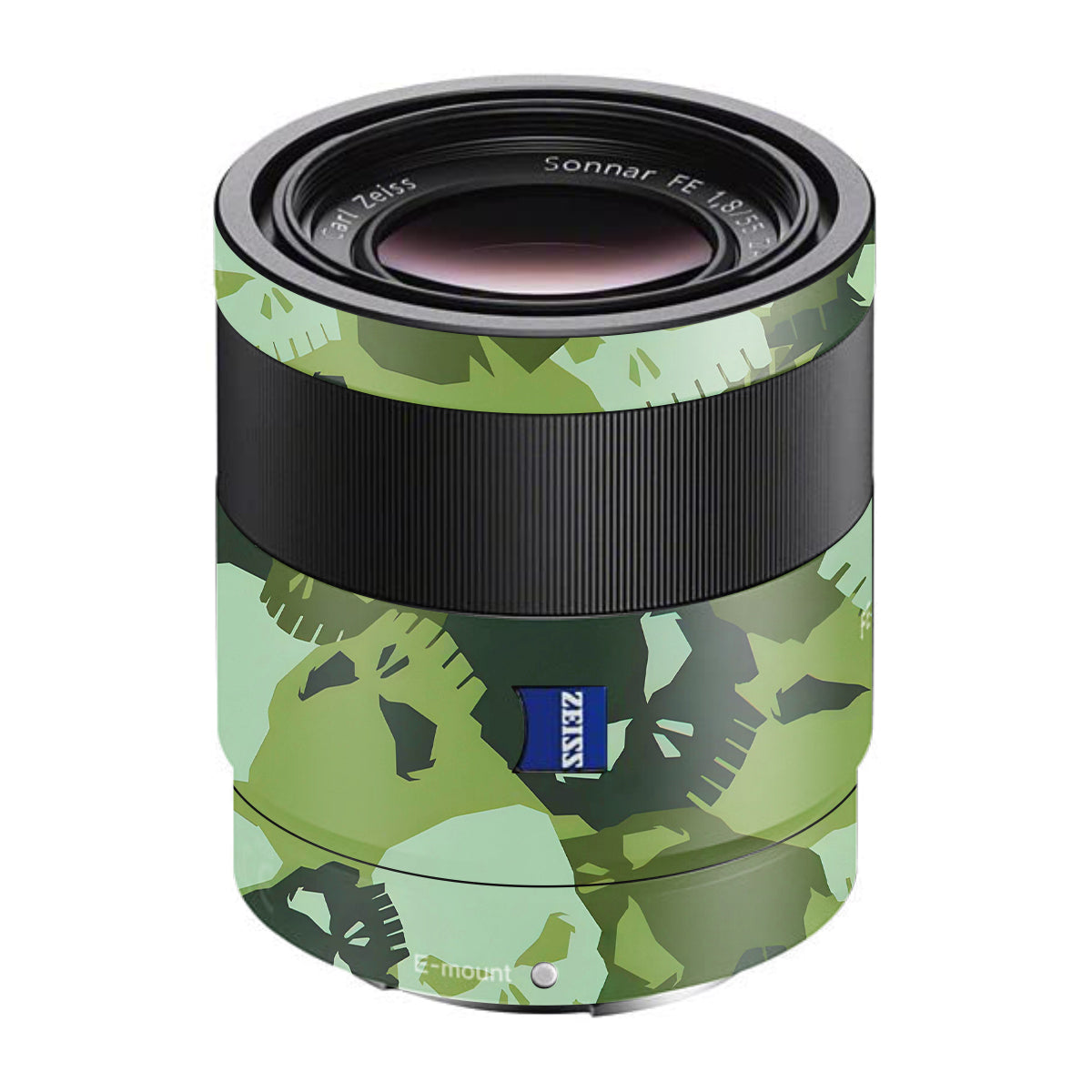Tropic Camo Sony FE 55mm F/1.8 ZA Camera Lens Skin