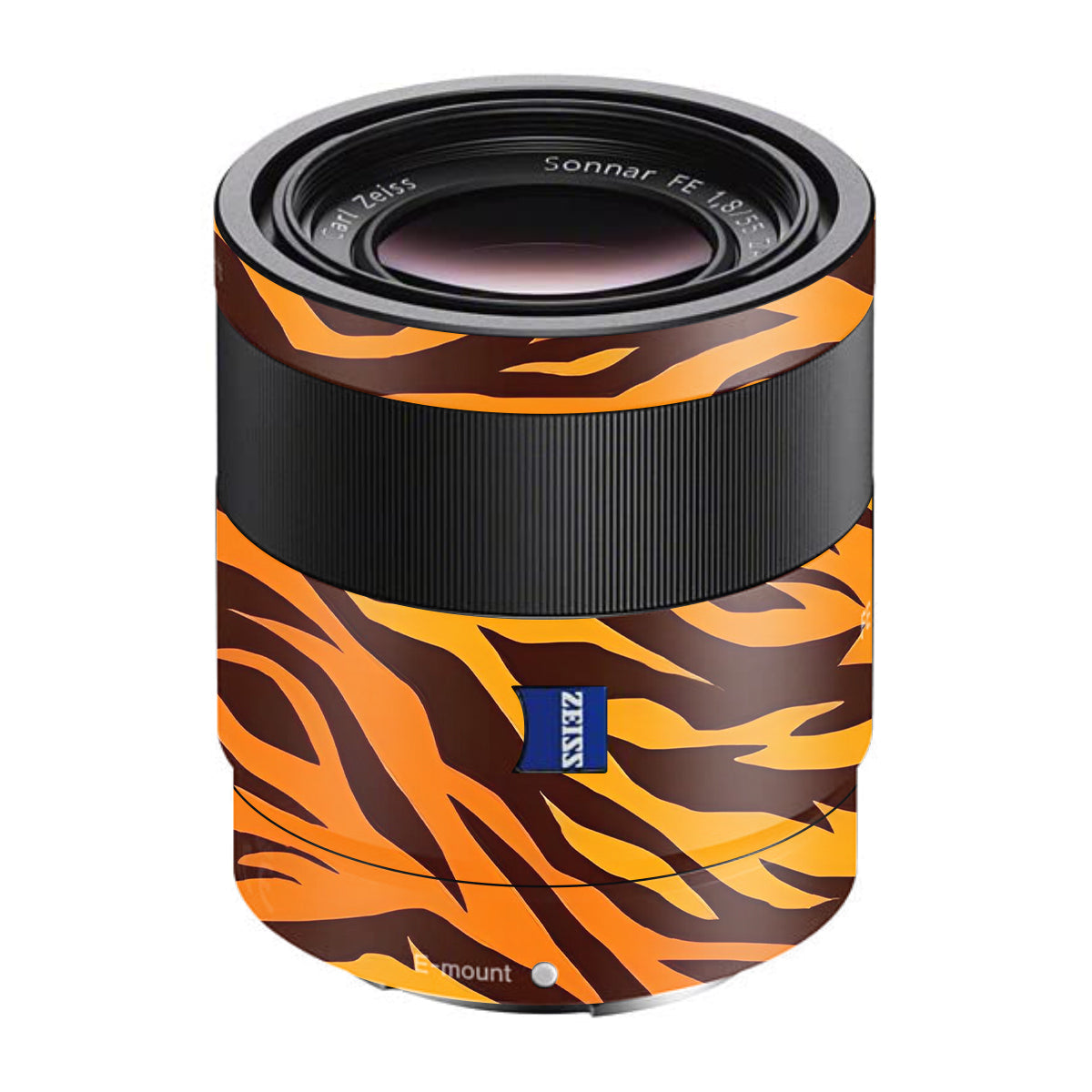 Wild Tiger Stripes Sony FE 55mm F/1.8 ZA Camera Lens Skin
