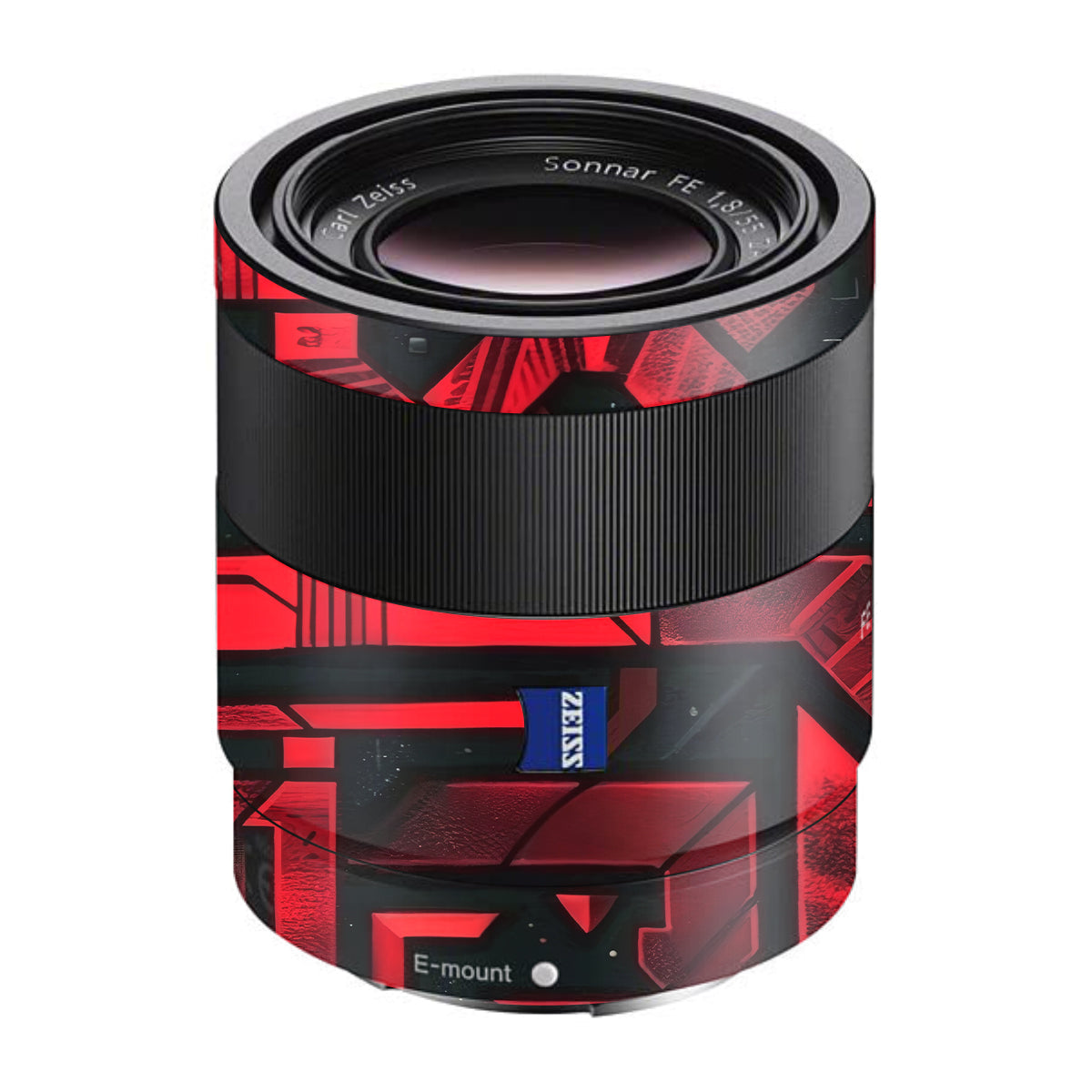 Cyber Maze Circuit Sony FE 55mm F/1.8 ZA Camera Lens Skin