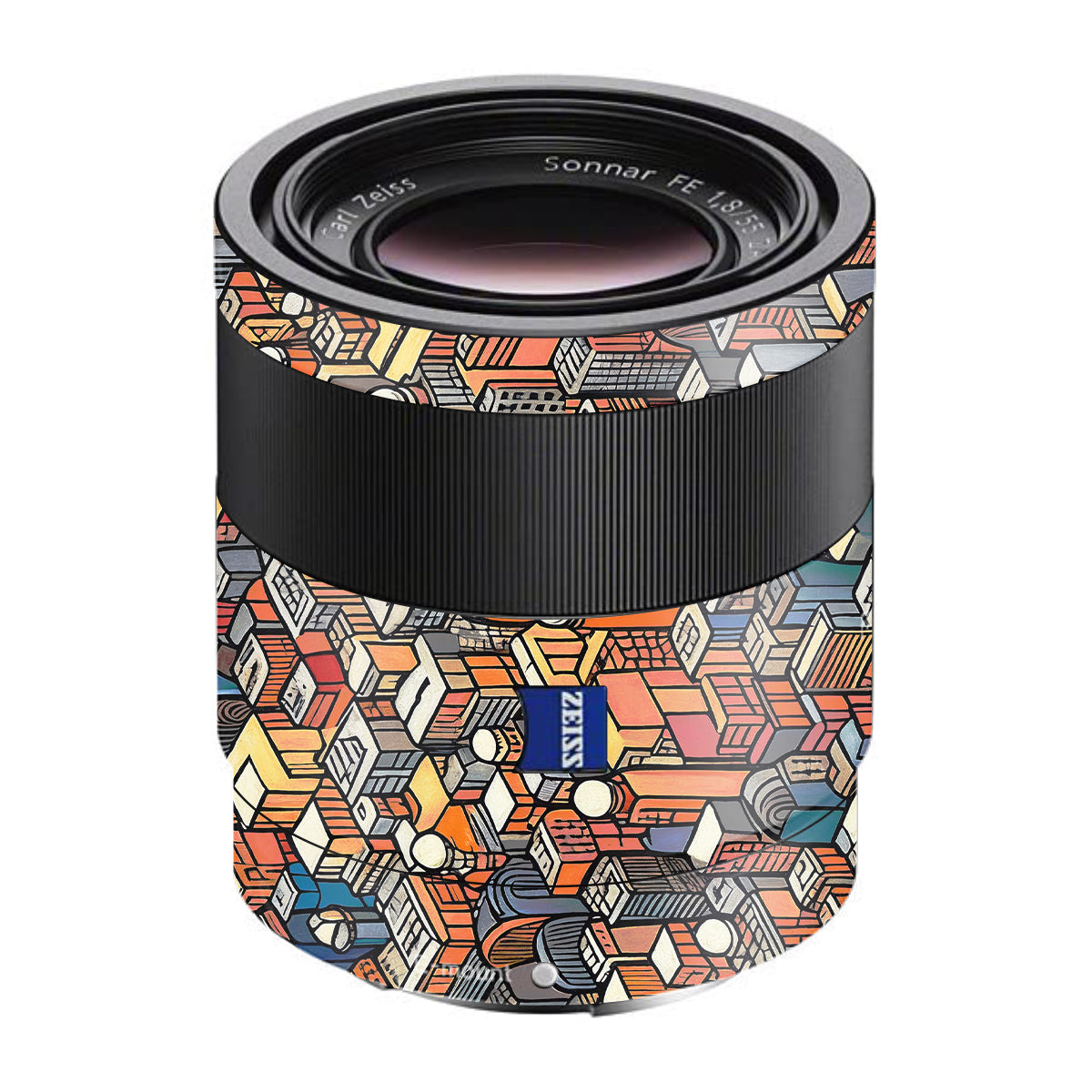 Isometric Cityscape Sony FE 55mm F/1.8 ZA Camera Lens Skin