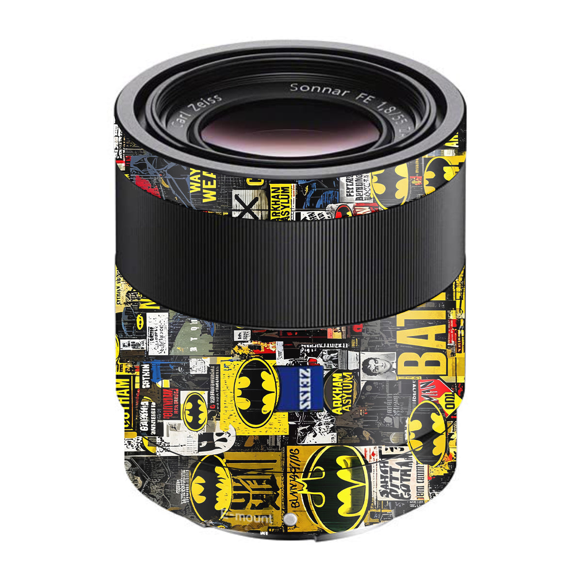Batman Collage Sony FE 55mm F/1.8 ZA Camera Lens Skin