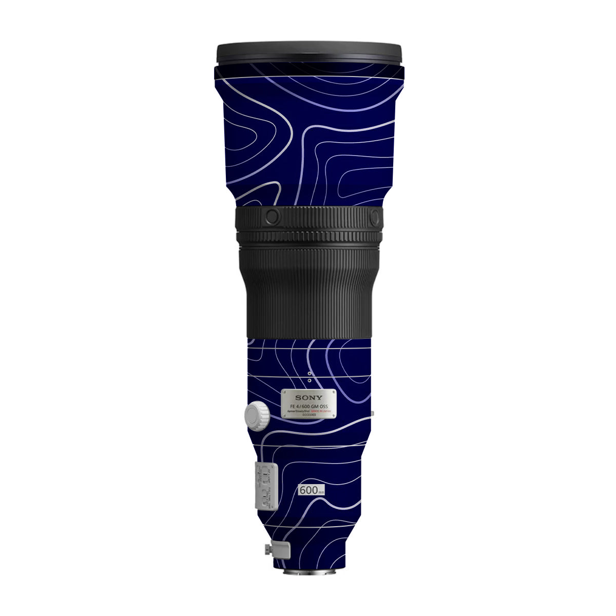 Deep Blue Contour Sony FE 600mm F/4 GM OSS Camera Lens Skin
