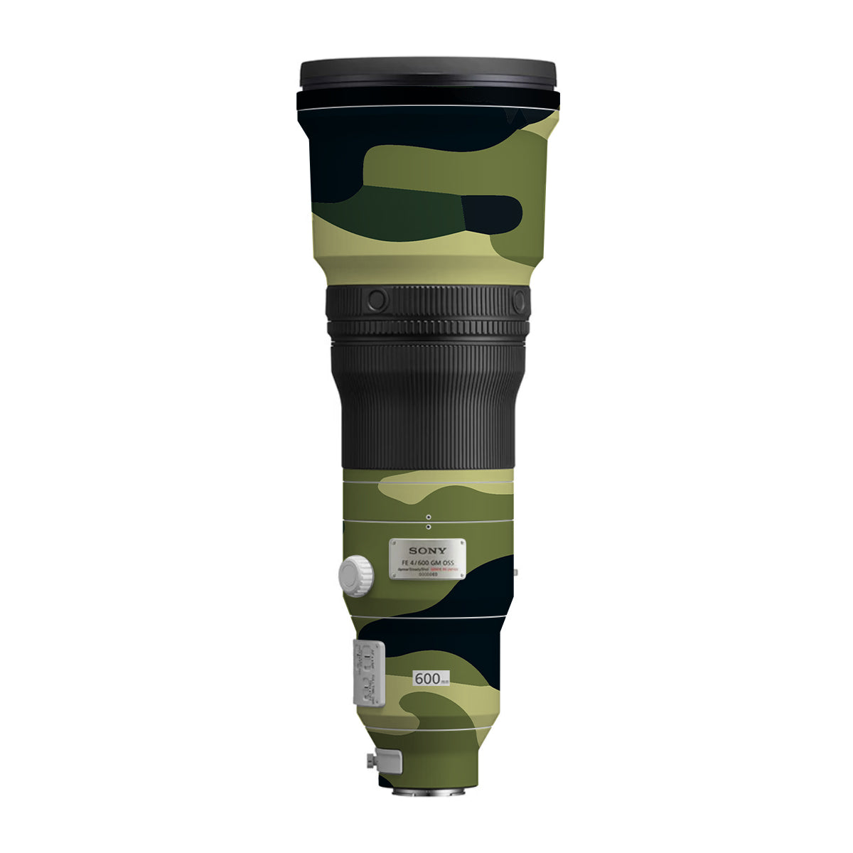 Forest Green Camo Sony FE 600mm F/4 GM OSS Camera Lens Skin