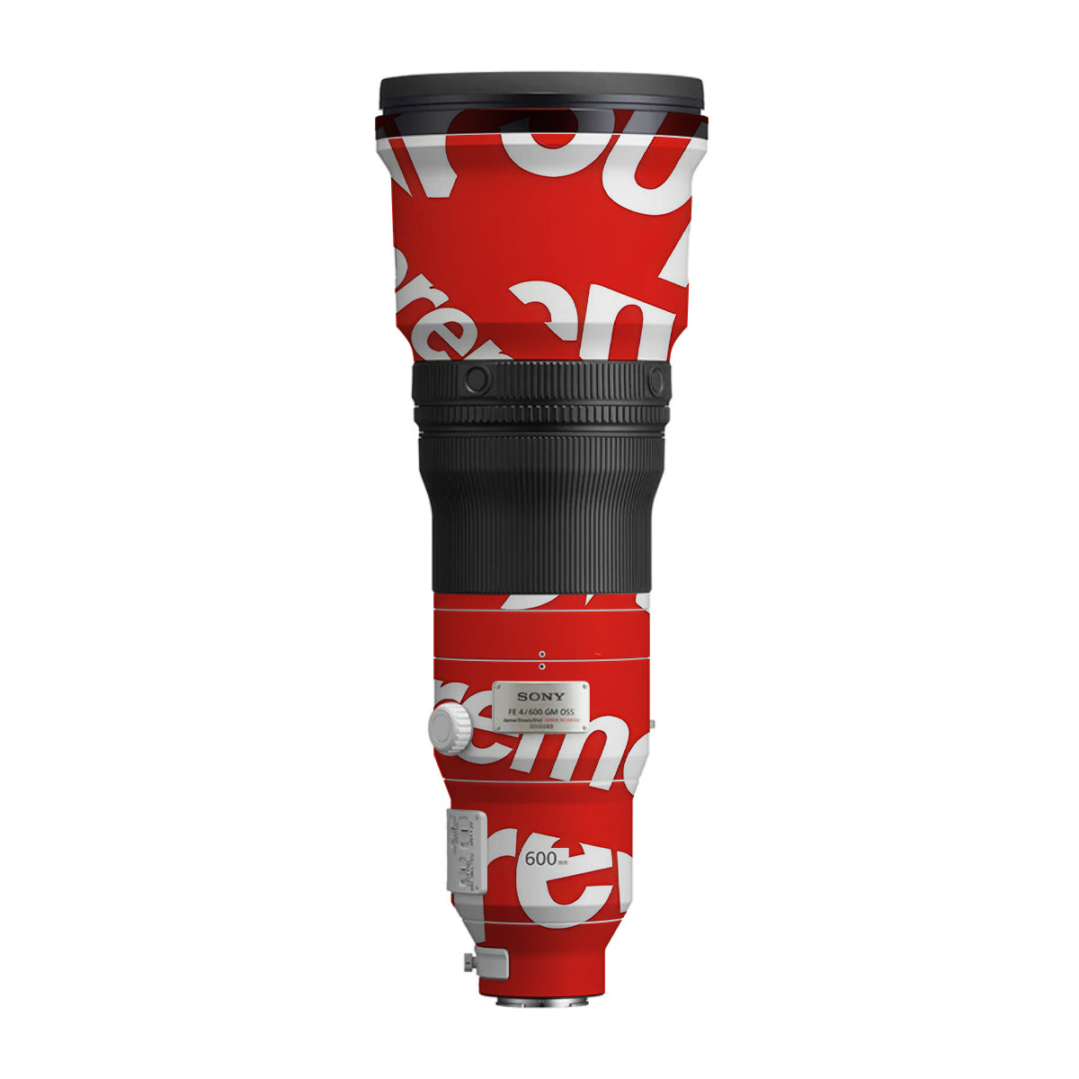Supreme Red Sony FE 600mm F/4 GM OSS Camera Lens Skin