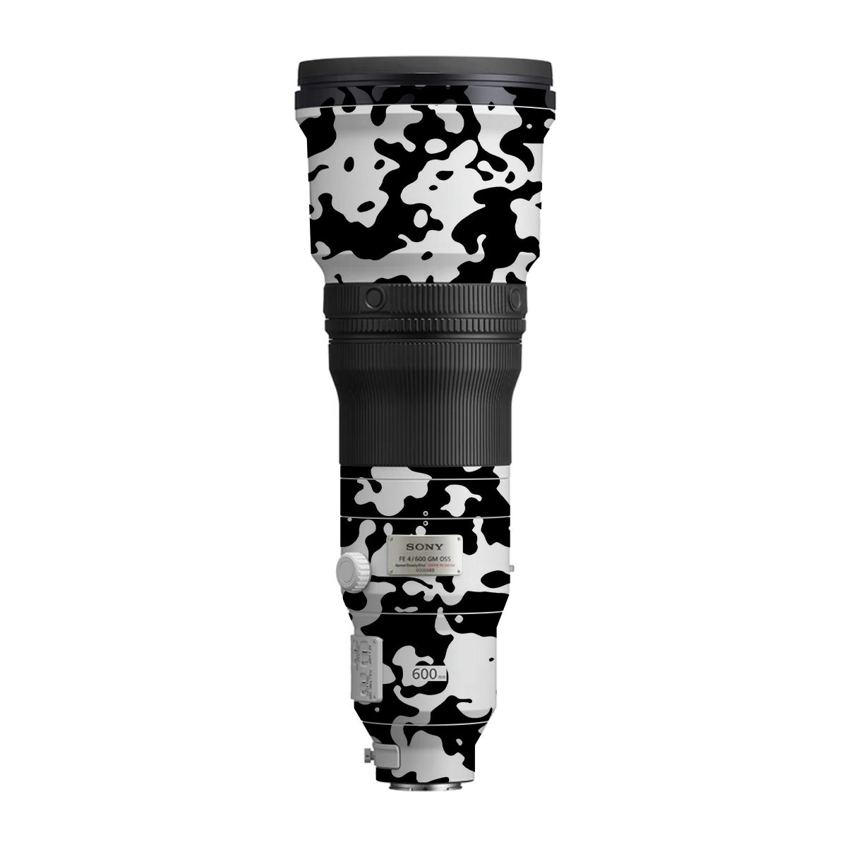 Snow Camo Sony FE 600mm F/4 GM OSS Camera Lens Skin