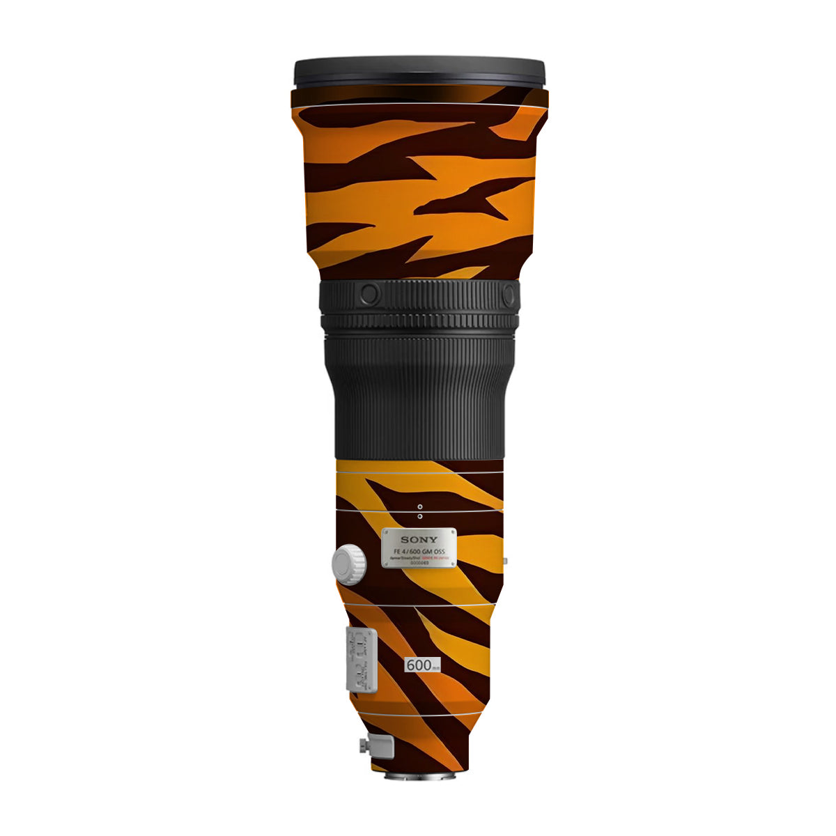 Wild Tiger Stripes Sony FE 600mm F/4 GM OSS Camera Lens Skin