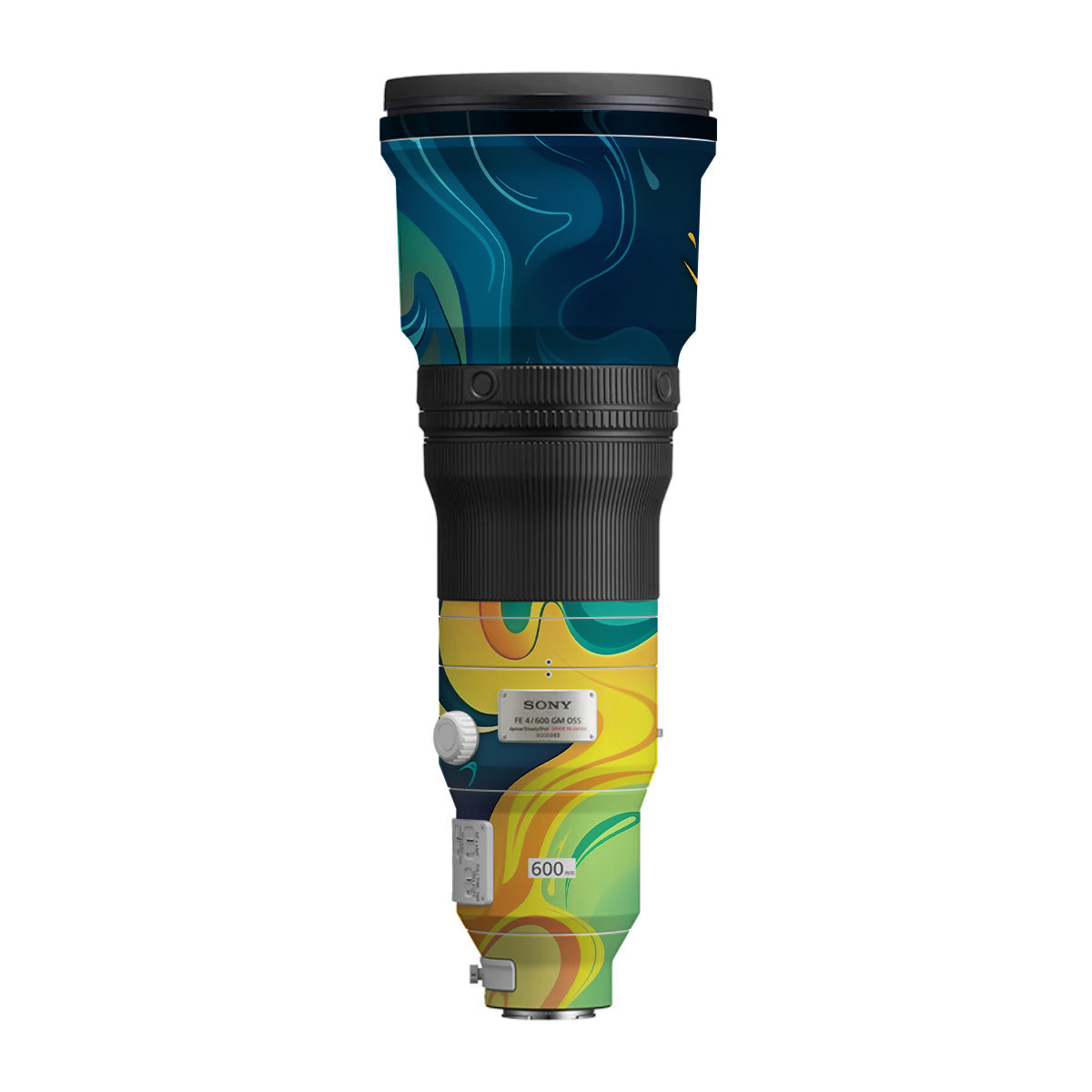 Rainbow Liquid Fusion Sony FE 600mm F/4 GM OSS Camera Lens Skin