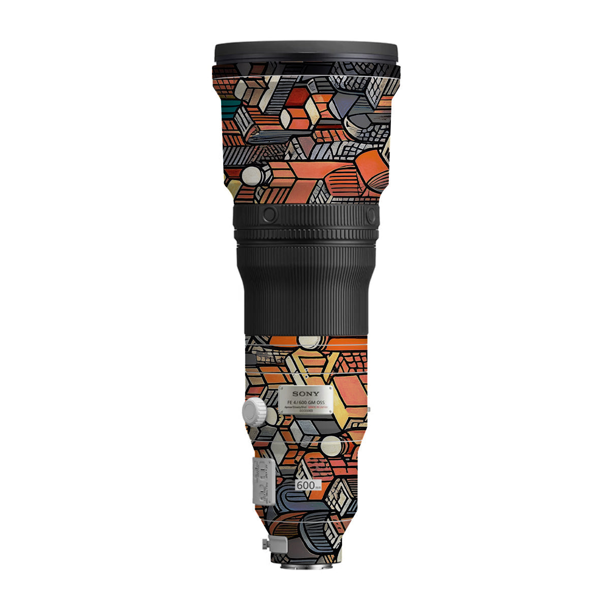 Isometric Cityscape Sony FE 600mm F/4 GM OSS Camera Lens Skin