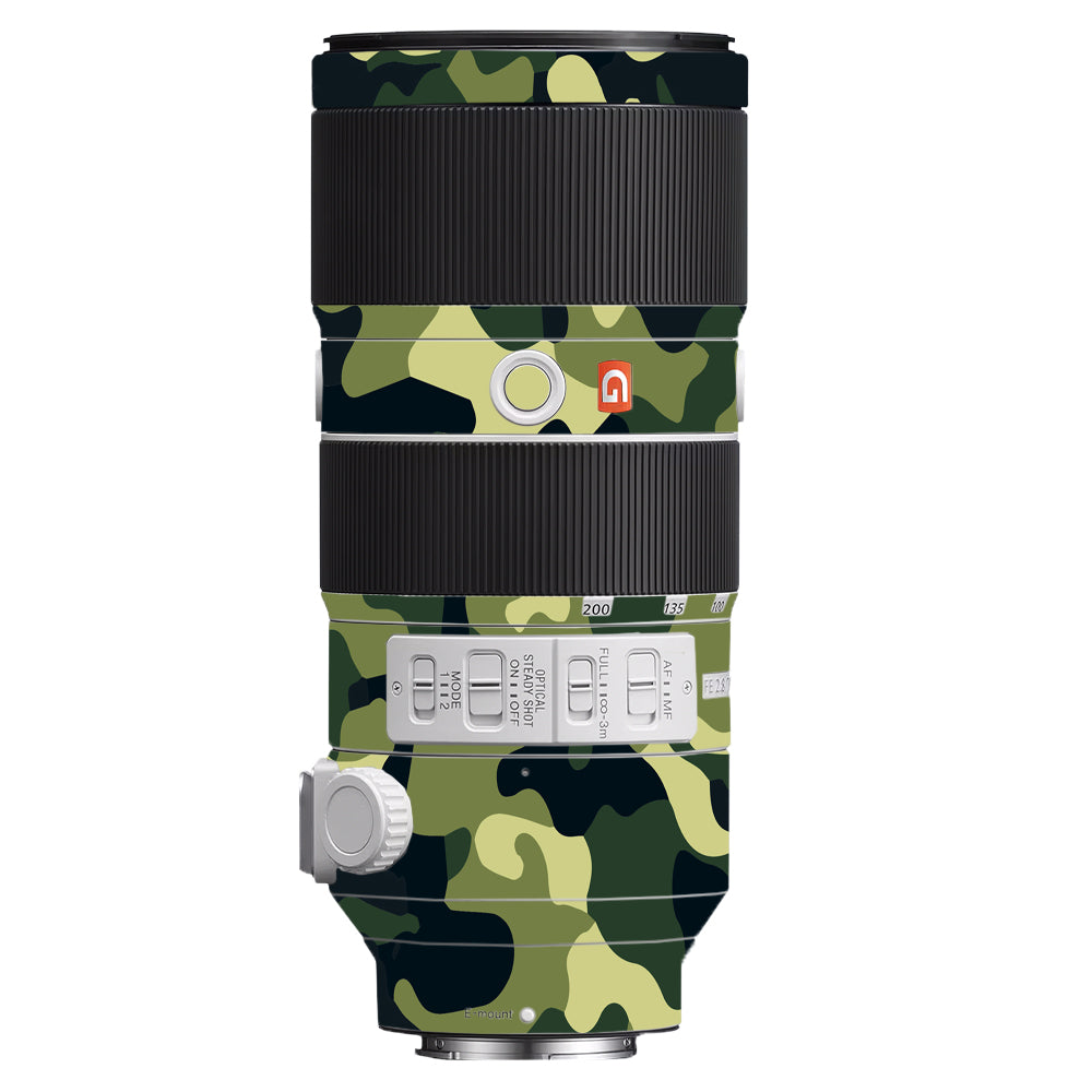 Forest Green Camo Sony FE 70–200mm f/2.8 GM OSS Camera Lens Skin