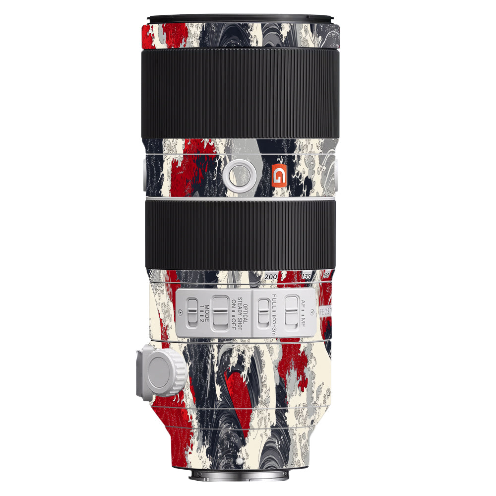 Abstract Waves Sony FE 70–200mm f/2.8 GM OSS Camera Lens Skin