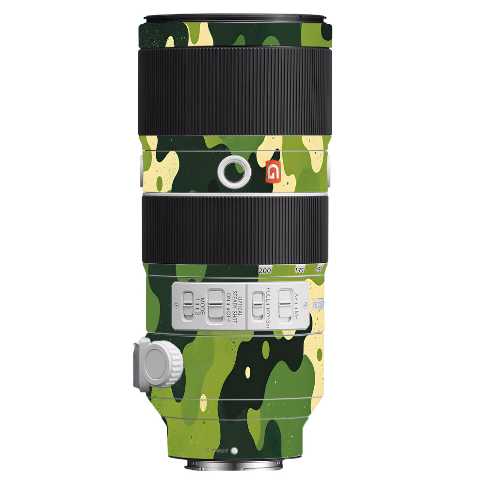Camouflage Pattern Sony FE 70–200mm f/2.8 GM OSS Camera Lens Skin