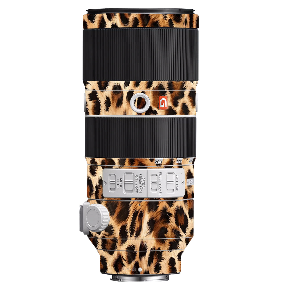 Classic Leopard Spots Sony FE 70–200mm f/2.8 GM OSS Camera Lens Skin