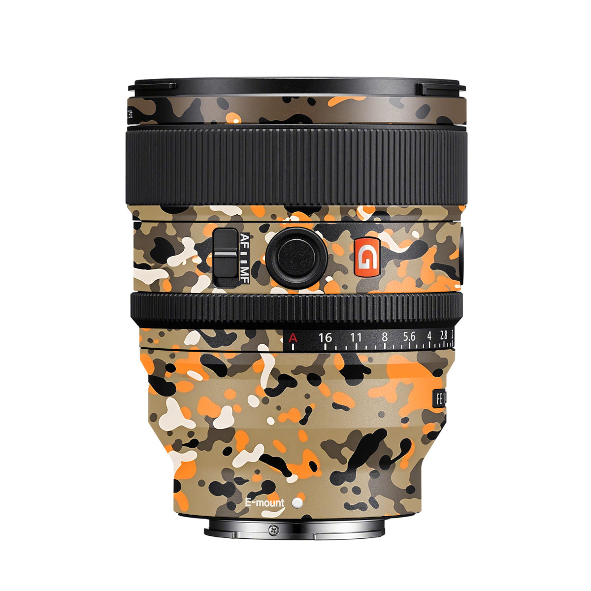 Orange Brown Spot Sony FE 85mm F/1.4 GM II Camera Lens Skin