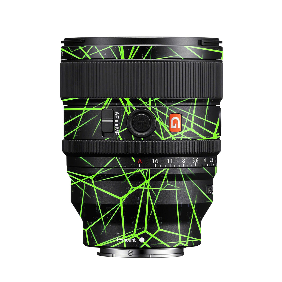 Neon Grid Sony FE 85mm F/1.4 GM II Camera Lens Skin
