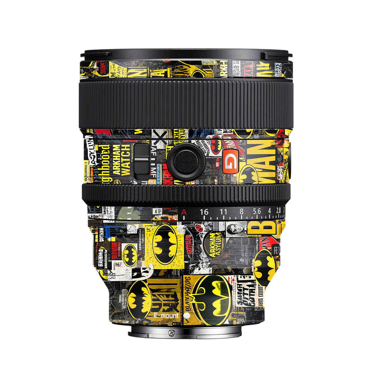 Batman Collage Sony FE 85mm F/1.4 GM II Camera Lens Skin