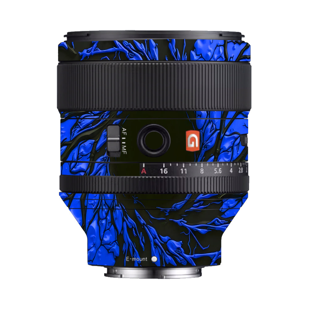 Venom Blue Sony FE 85mm f/1.4 GM Camera Lens Skin