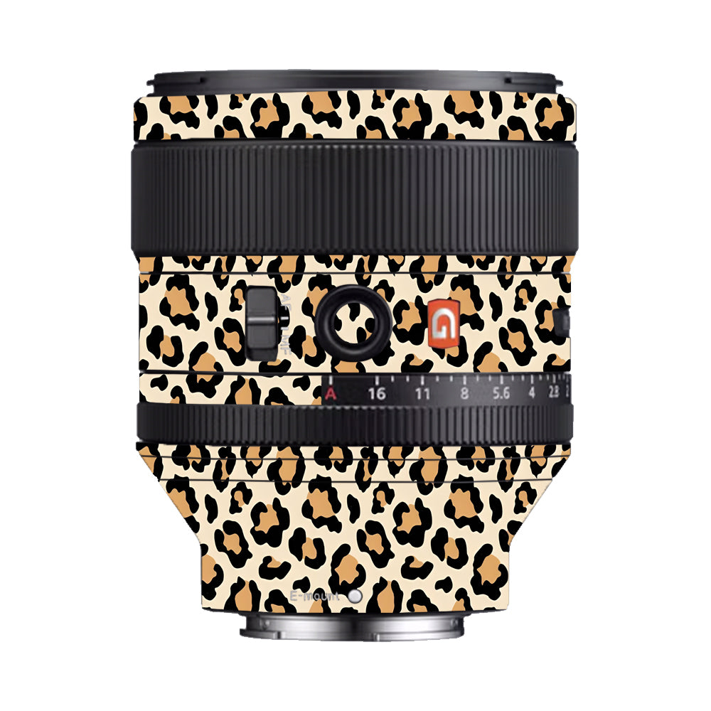Sandy Leopard Spots Sony FE 85mm f/1.4 GM Camera Lens Skin