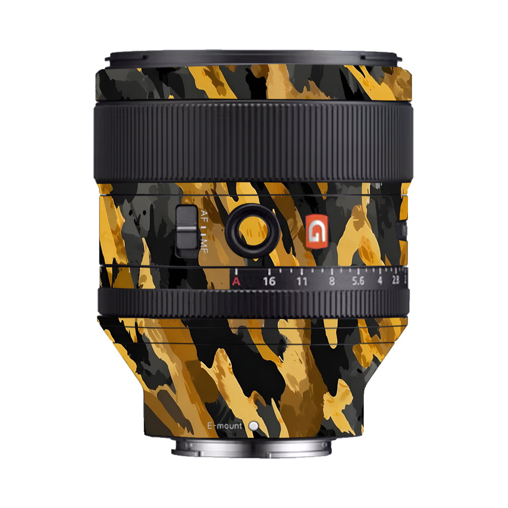 Camo Tiger Blend Sony FE 85mm f/1.4 GM Camera Lens Skin