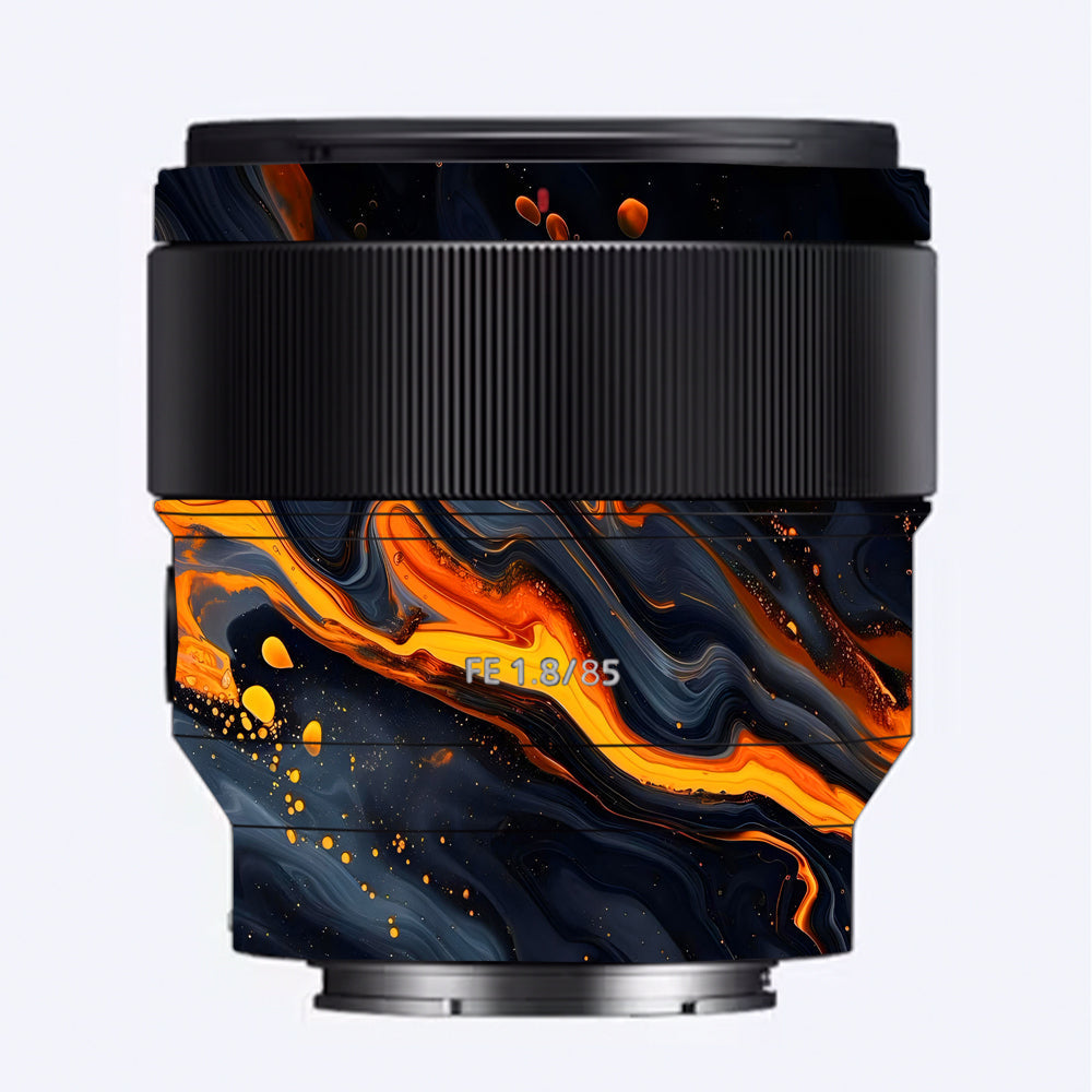 Lava Marble Sony FE 85mm f/1.8 Camera Lens Skin