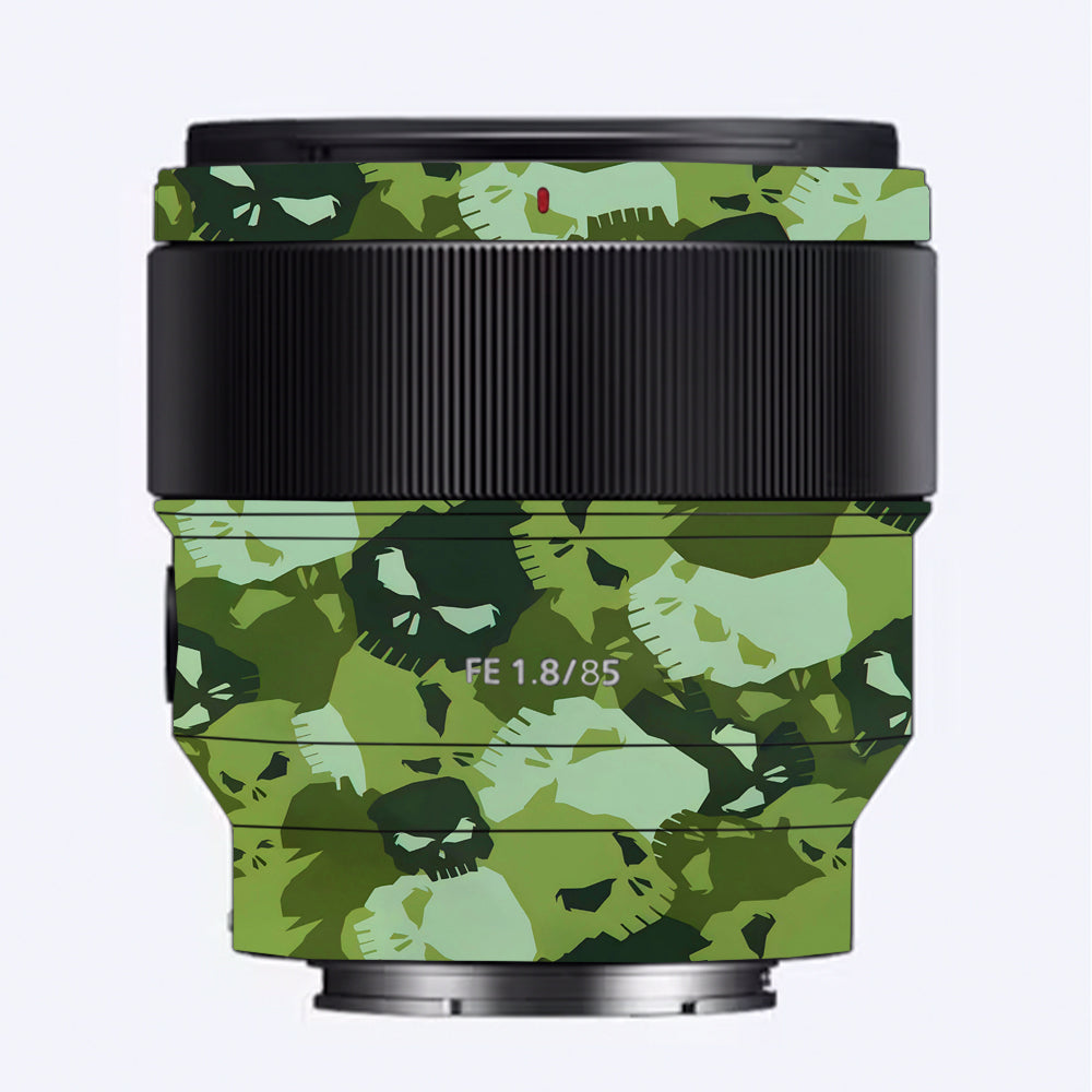 Tropic Camo Sony FE 85mm f/1.8 Camera Lens Skin
