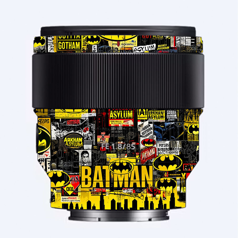 Batman Collage Sony FE 85mm f/1.8 Camera Lens Skin
