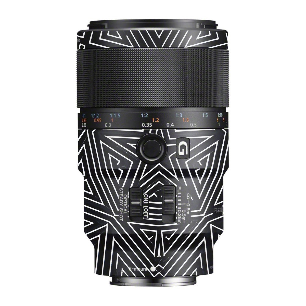 Geometric Pattern Sony FE 90mm F/2.8 Macro OSS Camera Lens Skin