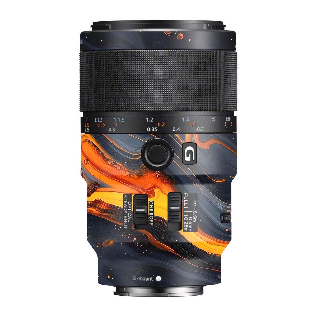 Lava Marble Sony FE 90mm F/2.8 Macro OSS Camera Lens Skin