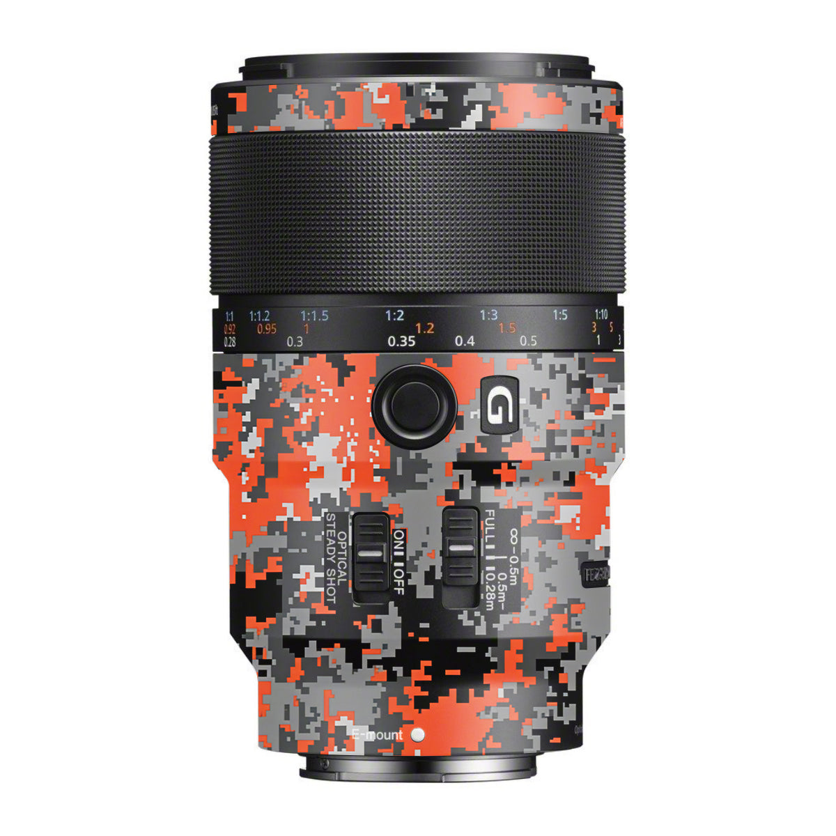 Inferno Pixel Sony FE 90mm F/2.8 Macro OSS Camera Lens Skin