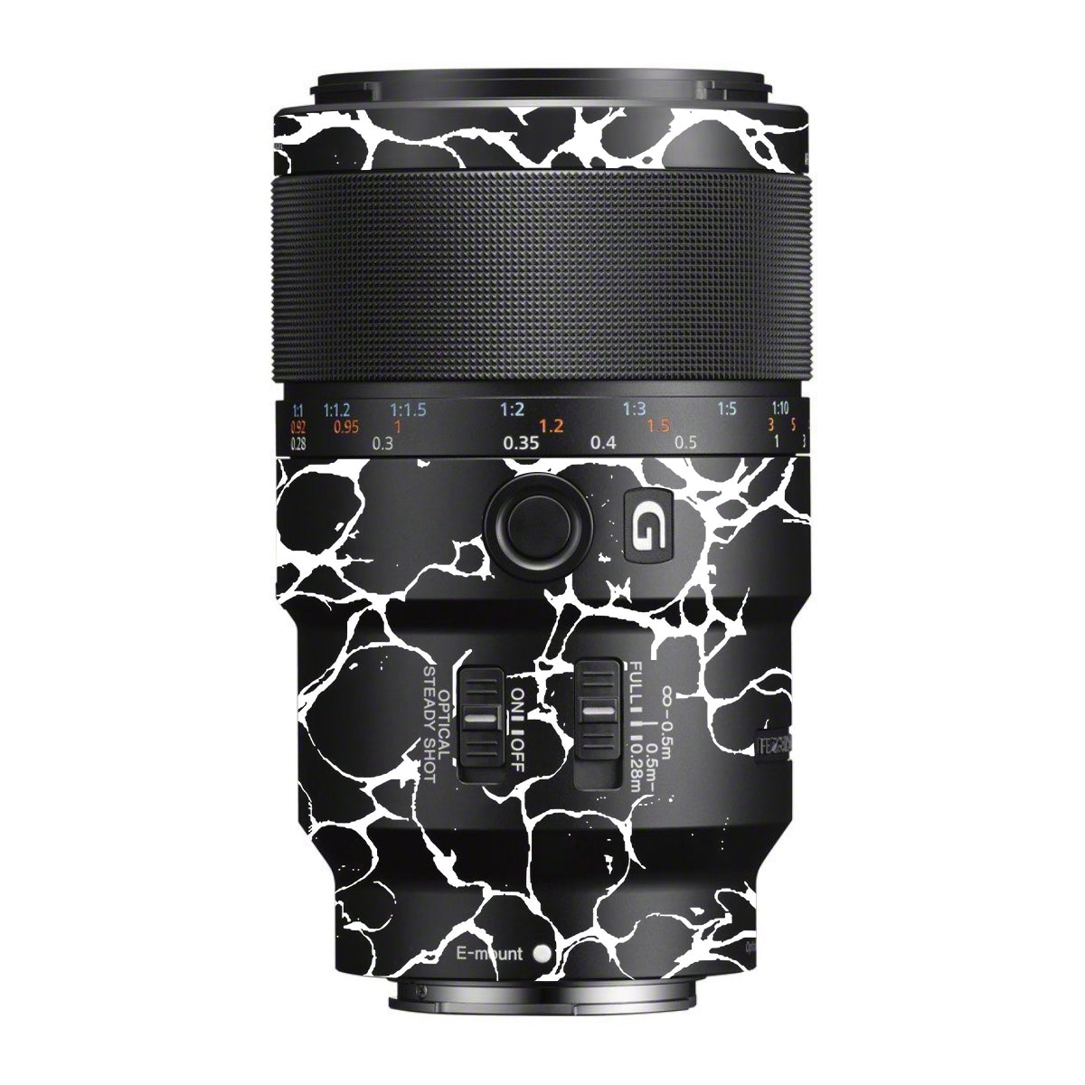 White Web Sony FE 90mm F/2.8 Macro OSS Camera Lens Skin