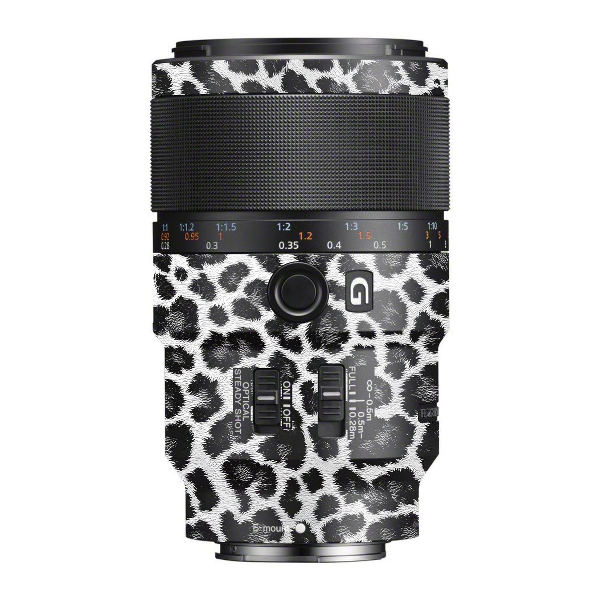 Snow Leopard Spots Sony FE 90mm F/2.8 Macro OSS Camera Lens Skin
