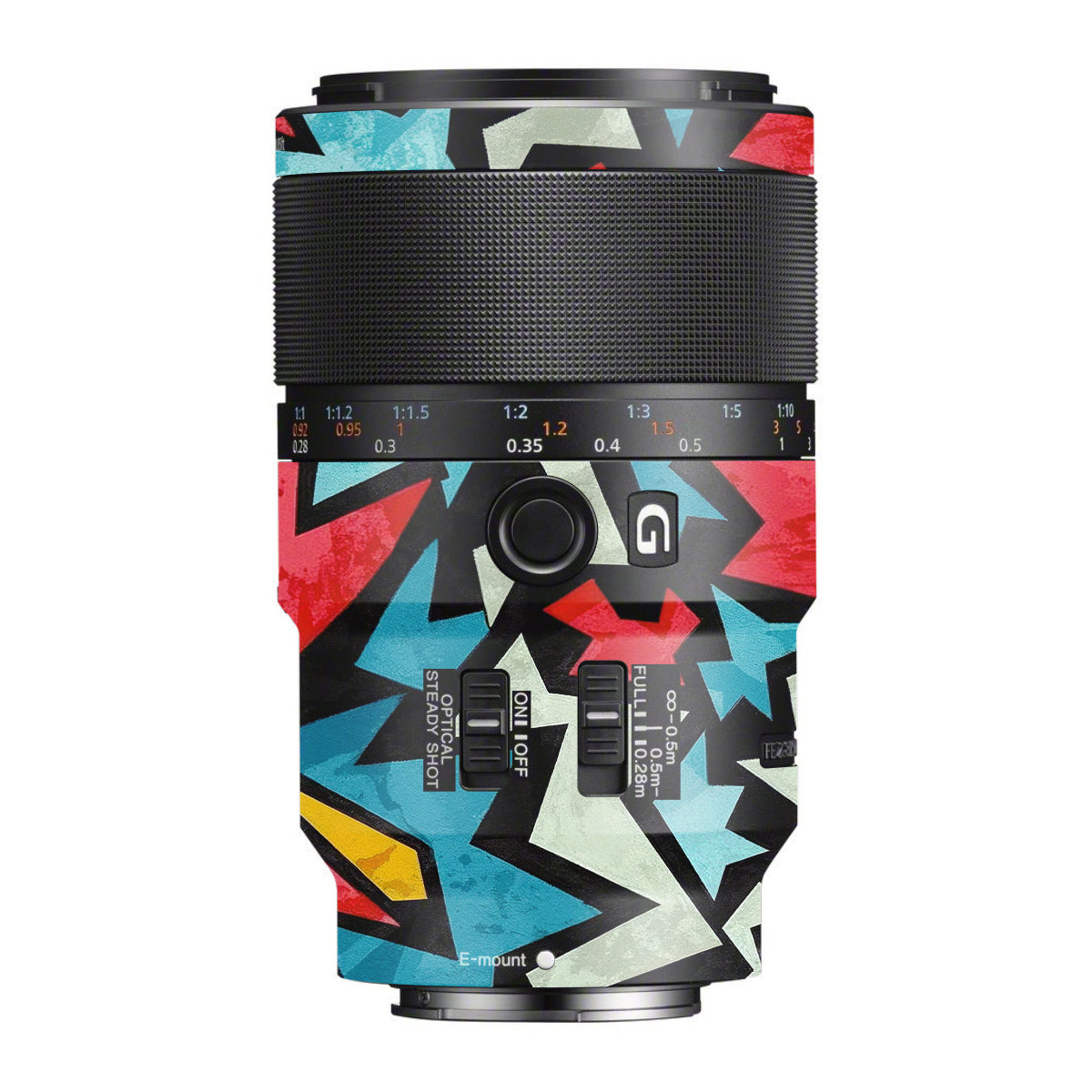 Pop Art Lightning Sony FE 90mm F/2.8 Macro OSS Camera Lens Skin