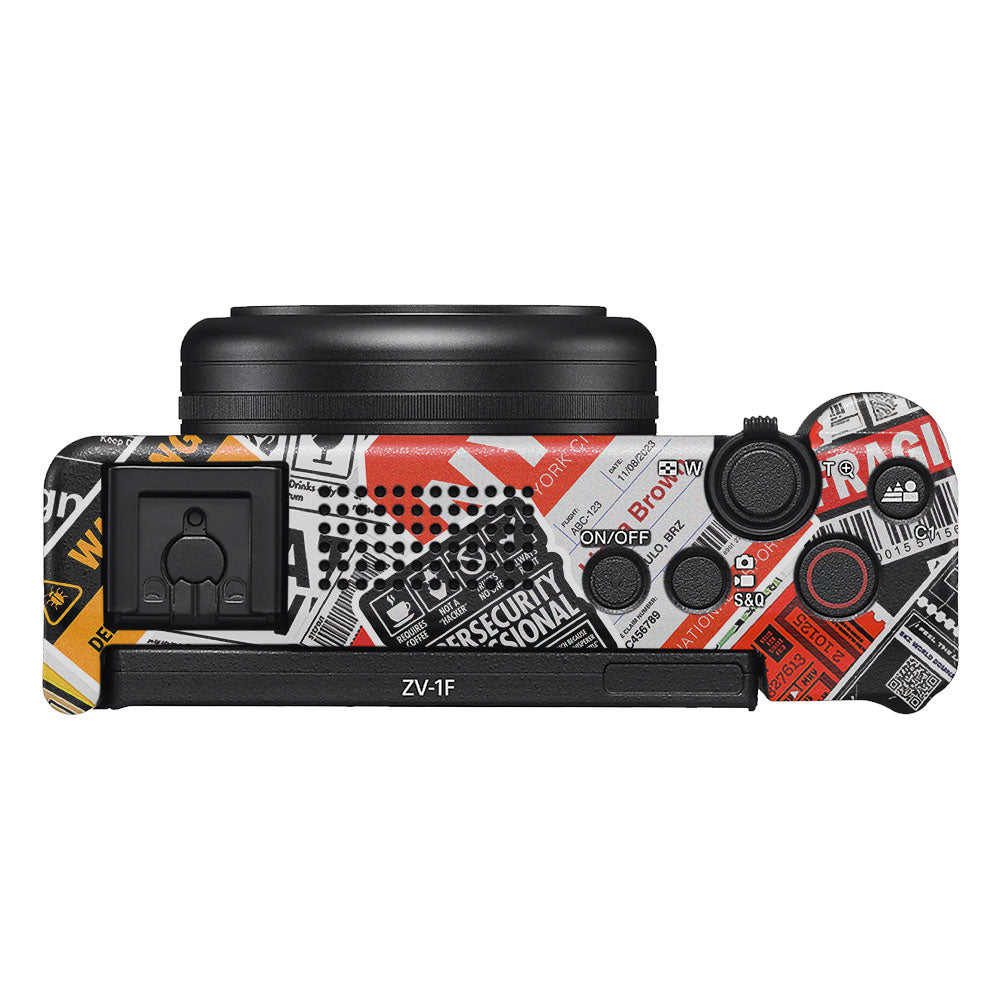 Tech Aesthetic Sticker Collage Sony ZV-1F Camera Skins