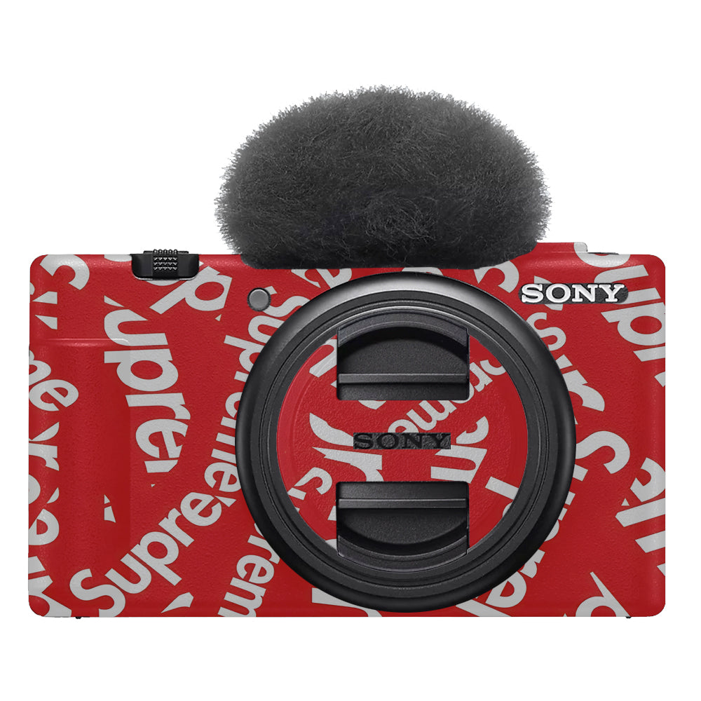 Supreme Red Sony ZV-1F Camera Skins