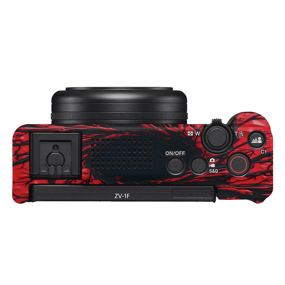 Venom Red Sony ZV-1F Camera Skins
