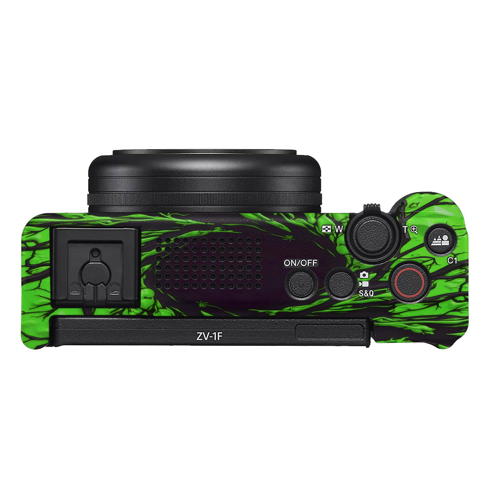 Venom Green Sony ZV-1F Camera Skins