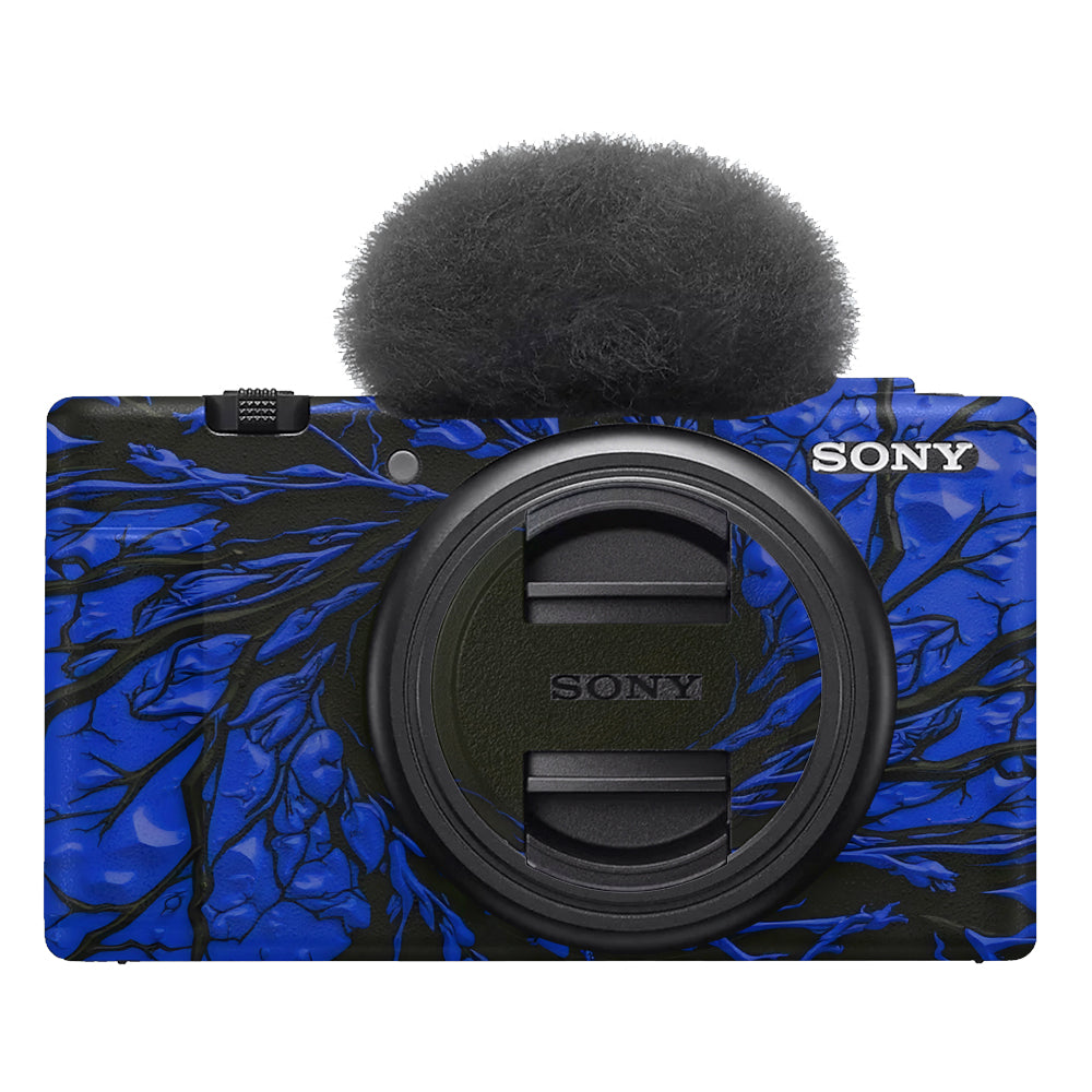 Venom Blue Sony ZV-1F Camera Skins