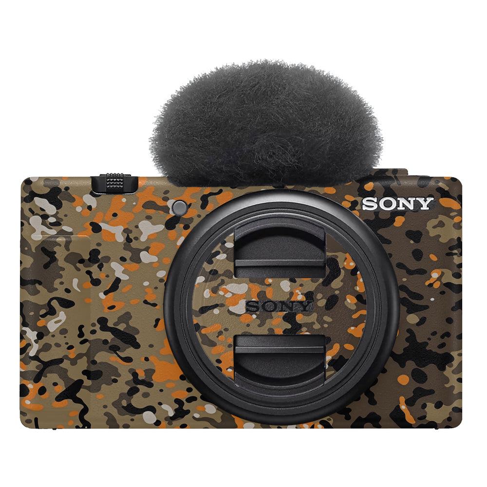 Orange Brown Spot  Sony ZV-1F Camera Skins