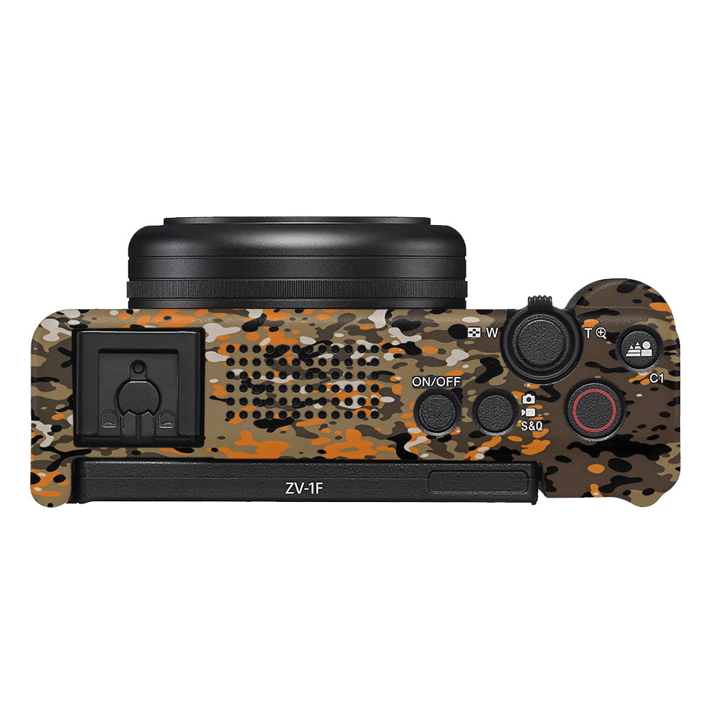 Orange Brown Spot  Sony ZV-1F Camera Skins