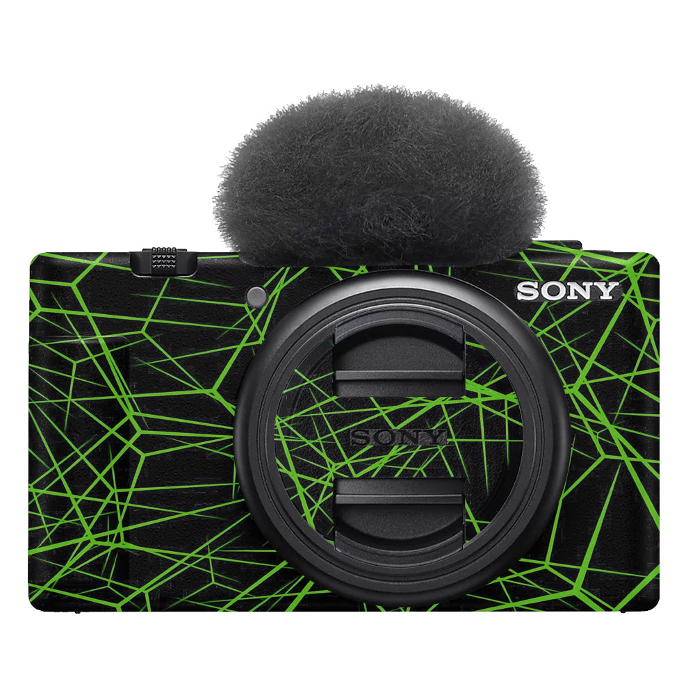 Neon Grid Sony ZV-1F Camera Skins