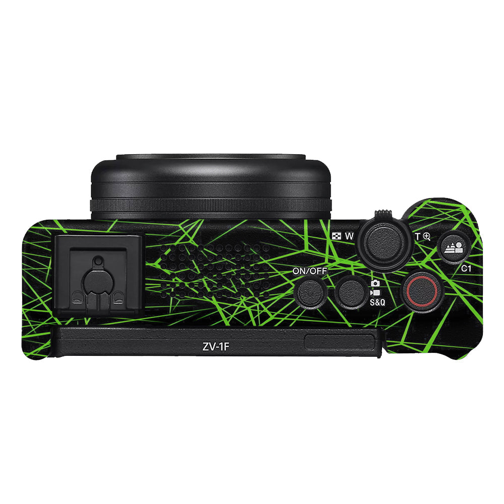 Neon Grid Sony ZV-1F Camera Skins