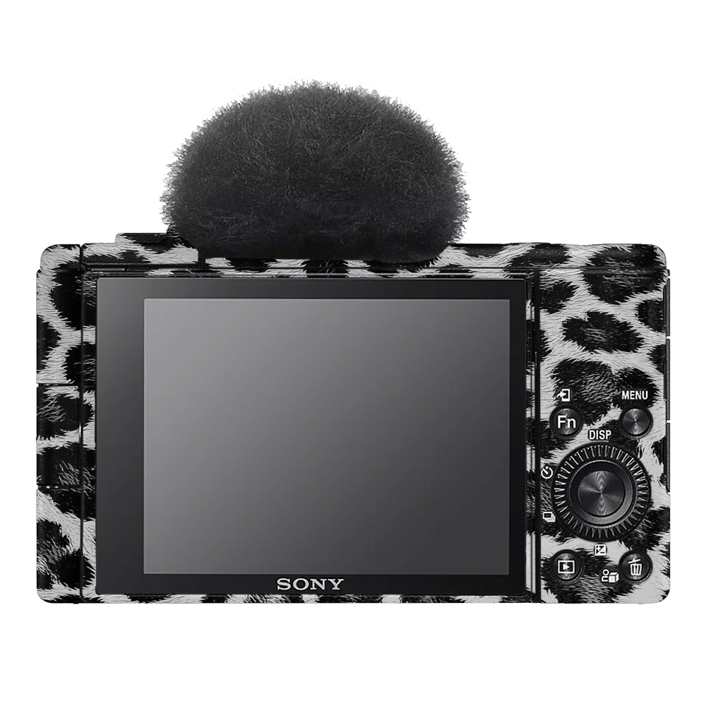 Snow Leopard Spots Sony ZV-1F Camera Skins
