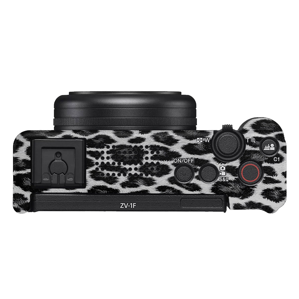 Snow Leopard Spots Sony ZV-1F Camera Skins