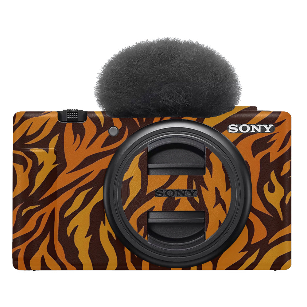 Wild Tiger Stripes Sony ZV-1F Camera Skins